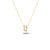 Shine, 18-karat Yellow Gold Necklace with Diamond Pendant - U Shine, 18-karat Yellow Gold Necklace with Diamond Pendant - U