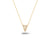 Shine, 18-karat Yellow Gold Necklace with Diamond Pendant - V Shine, 18-karat Yellow Gold Necklace with Diamond Pendant - V