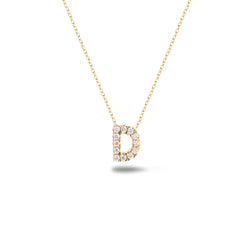 Shine, 18-karat Yellow Gold Necklace with Diamond Pendant - D