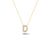 Shine, 18-karat Yellow Gold Necklace with Diamond Pendant - D