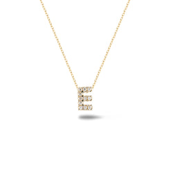 Shine, 18-karat Yellow Gold Necklace with Diamond Pendant - E