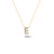 Shine, 18-karat Yellow Gold Necklace with Diamond Pendant - E