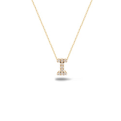 Shine, 18-karat Yellow Gold Necklace with Diamond Pendant - I