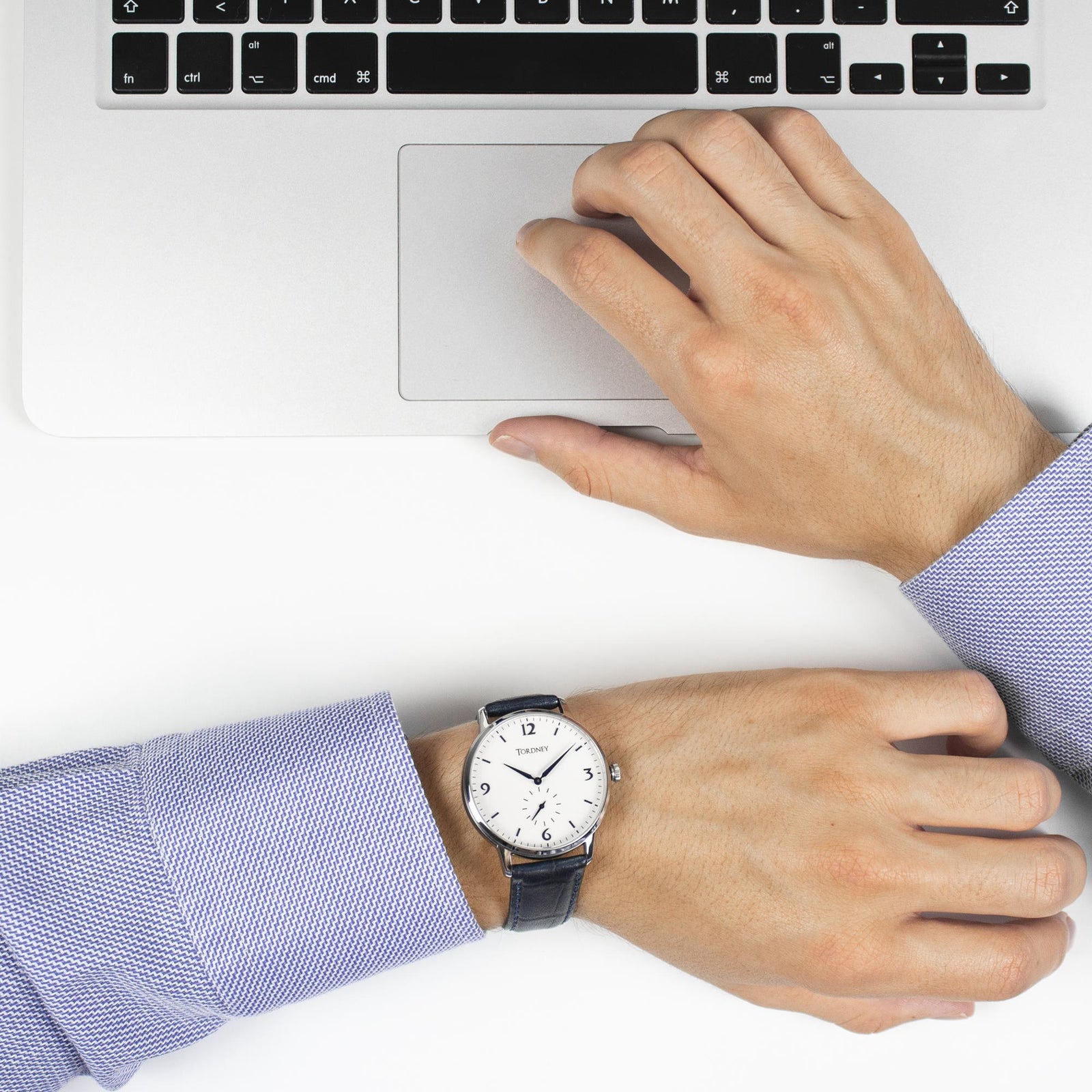 Dual Collection, Navy Dial/Navy. Minimalist watches with small