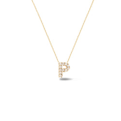 Shine, 18-karat Yellow Gold Necklace with Diamond Pendant - P