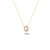 Shine, 18-karat Yellow Gold Necklace with Diamond Pendant - Q