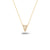 Shine, 18-karat Yellow Gold Necklace with Diamond Pendant - V