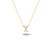 Shine, 18-karat Yellow Gold Necklace with Diamond Pendant - X