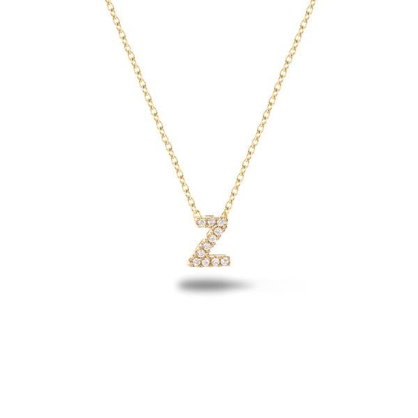 Shine, 18-karat Yellow Gold Necklace with Diamond Pendant - Z